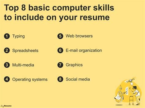 list computer skills on resume