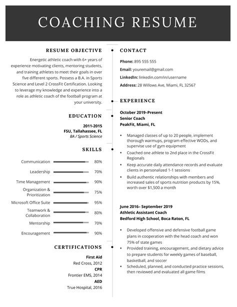 resume coach login