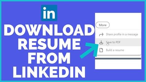 resume downloaded linkedin