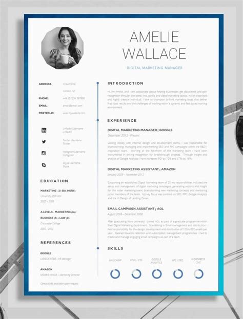 resume examples for creative jobs