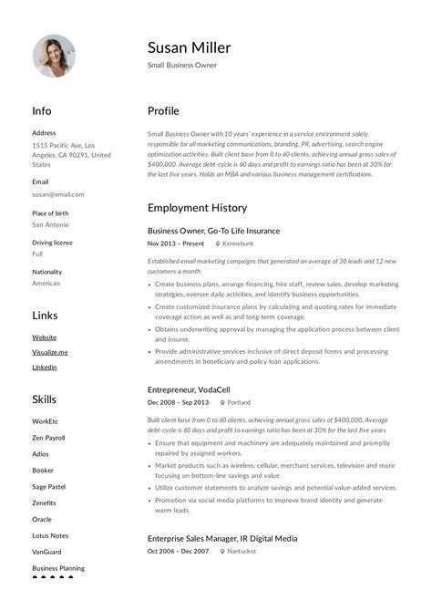 resume examples for young adults with little experience