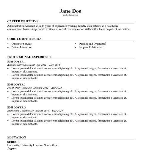 resume for job hoppers