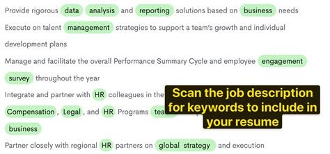 resume keywords generator