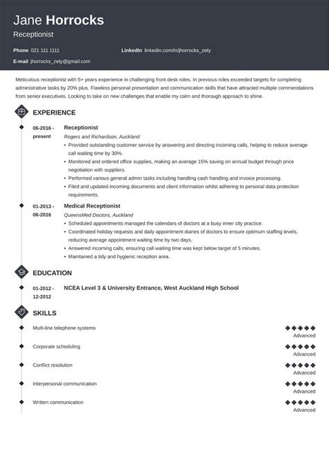 resume template nz